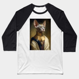 Sphynx Cat Classic Portrait Baseball T-Shirt